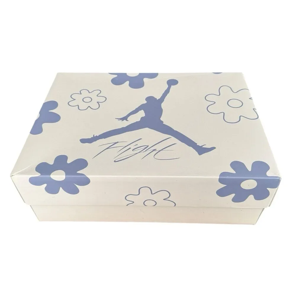 Nike Air Jordan 4 Retro Wmns 11/M 9.5 HV0823-100 White Alumin Blue Forget Me Not